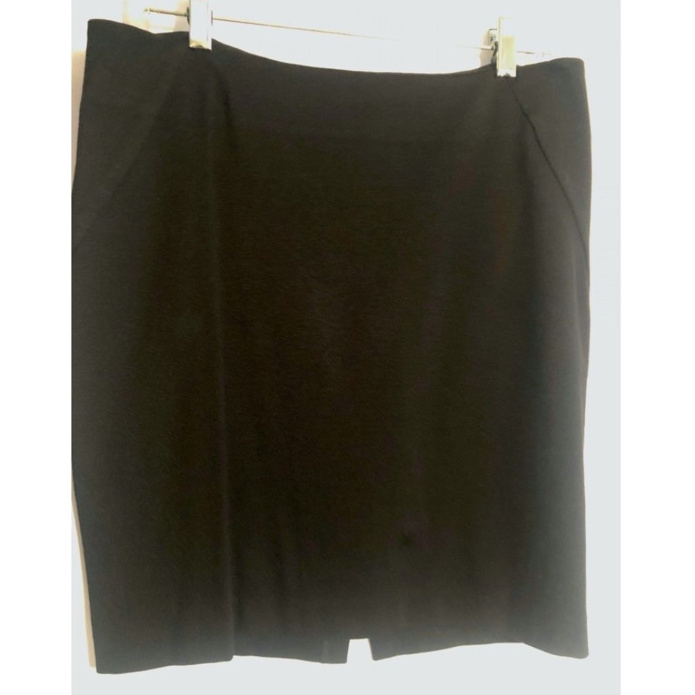 INC Black Stretch Pencil Skirt